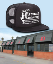 Load image into Gallery viewer, Hermosa Beach&#39;s Mermaid Bar - Trucker Hat
