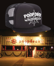 Load image into Gallery viewer, Hermosa Beach&#39;s Poop Deck Bar Trucker Hat
