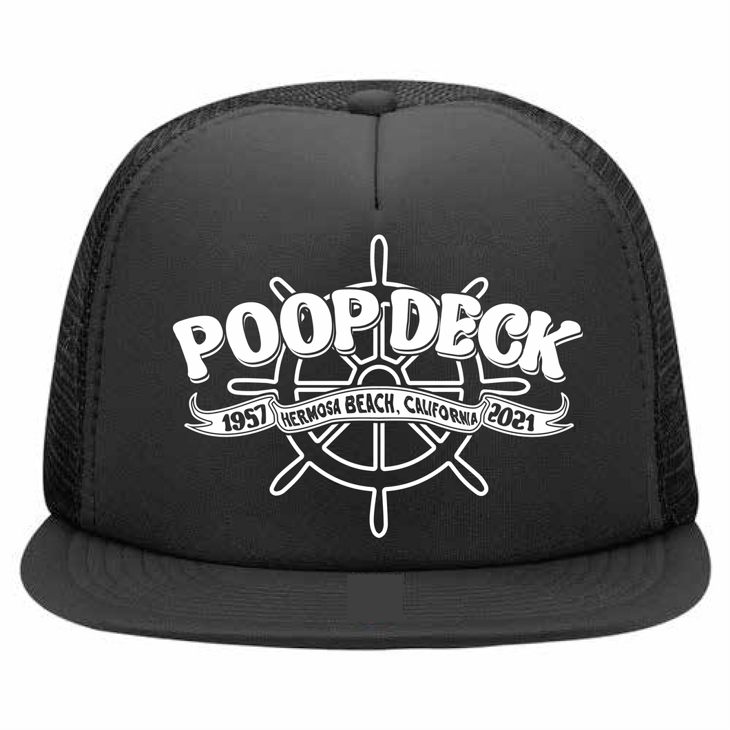 Hermosa Beach's Poop Deck Bar Trucker Hat