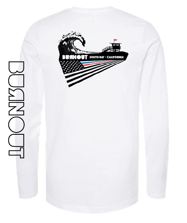 Wave Tower  L/S - White