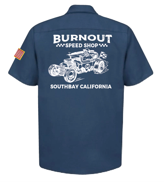 Burnout 'Speed Shop' Work Shirt – Burnout Stoke