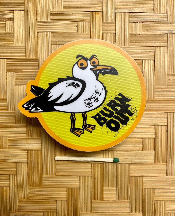 Burnout Angry Seagull 'Hammy Sagar' Sticker