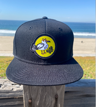 Load image into Gallery viewer, Mean Gulls Twill Snap Back Hat
